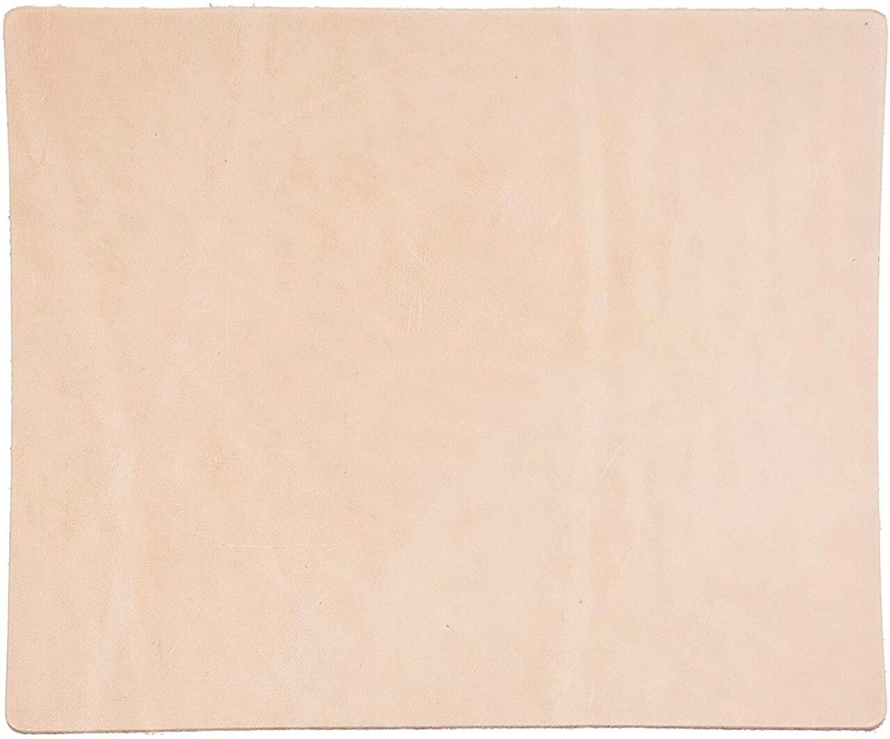 ELW Veg-Tanned Leather, 7/9 Oz. (2.8-3.6 mm) Full Grain Leather Natural 12"x12" Pre-Cut Pieces for Tooling, Crafting and Wet Molding